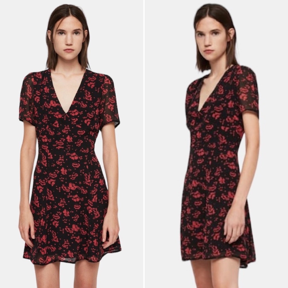 AllSaints Luca Eira Mini Dress